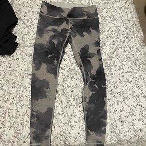 Lululemon Leggings - Watercolour print